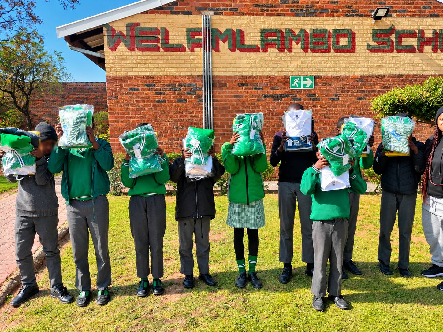 Children receiving school uniform support